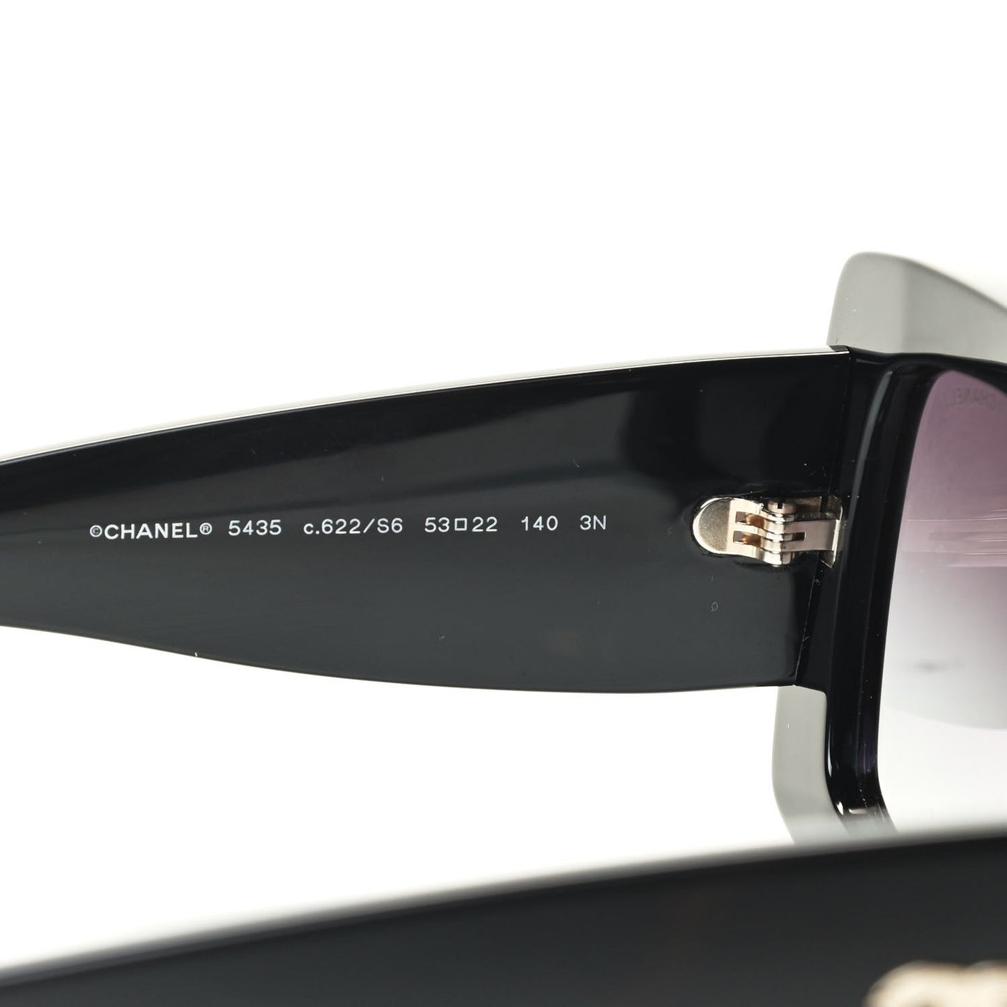 Acetate Rectangle Sunglasses 5435 Black