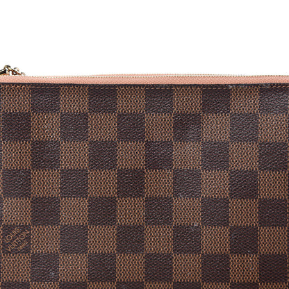 Louis Vuitton Damier Ebene Double Zip Pochette 9 of 10