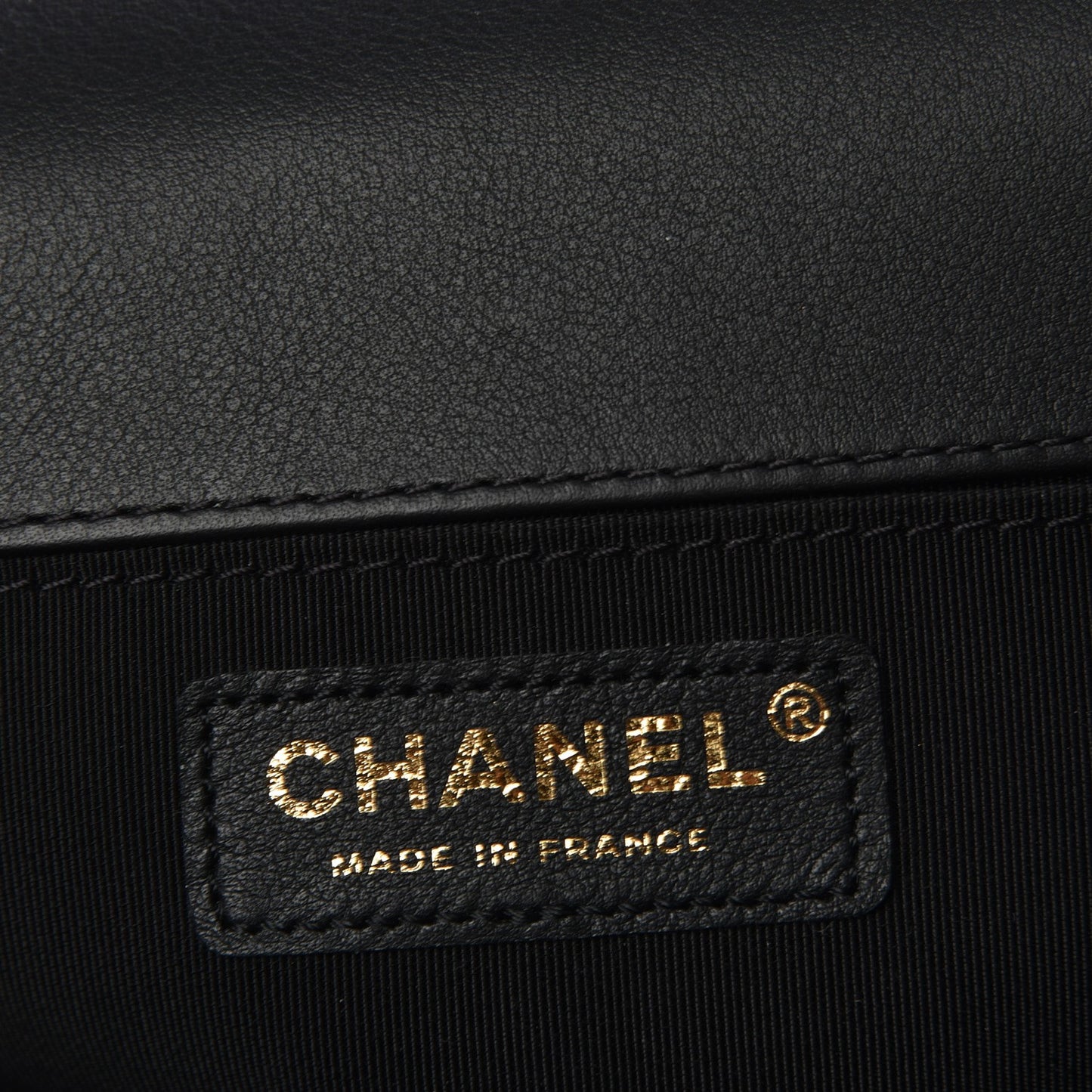 Calfskin Quilted Medium Boy Flap Black