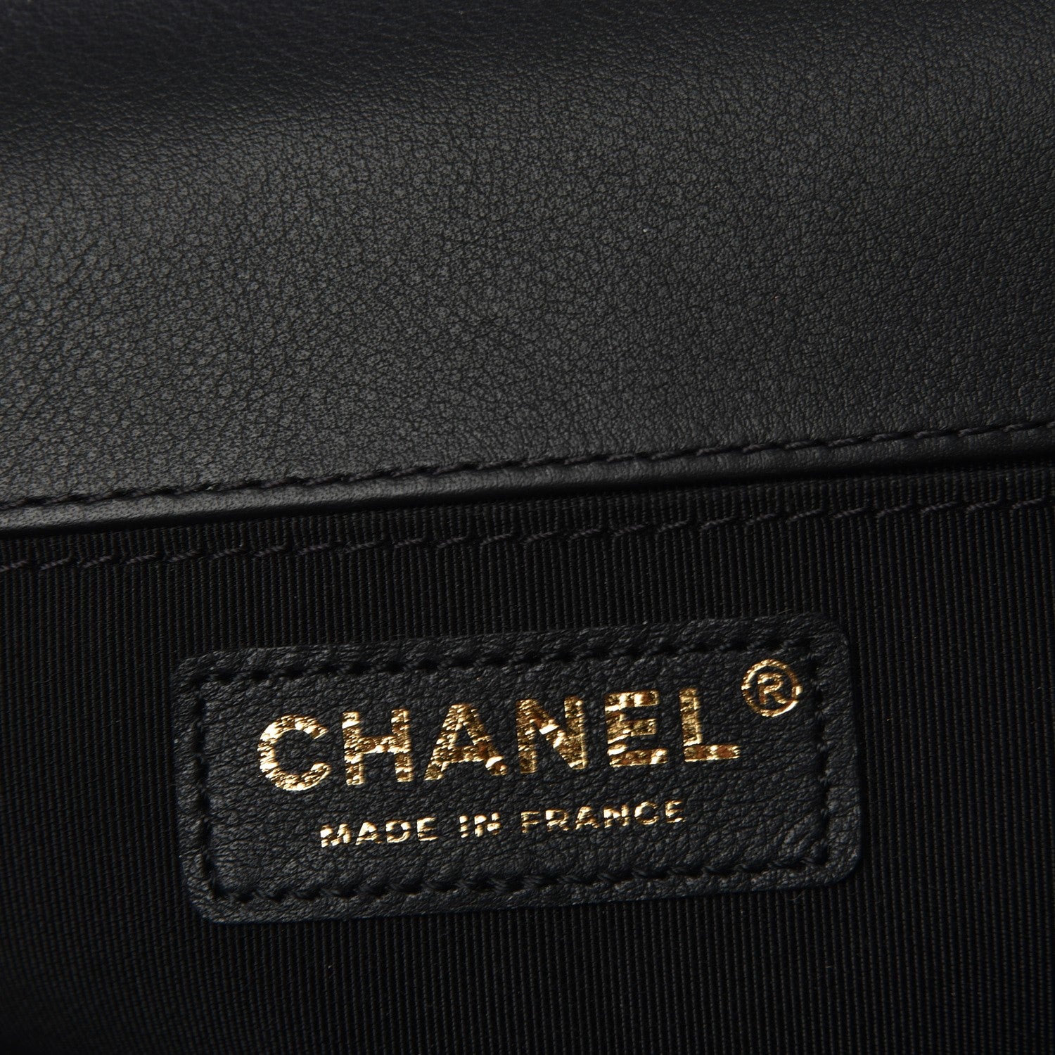 Chanel Calfskin Quilted Medium Boy Flap Black 7 of 7