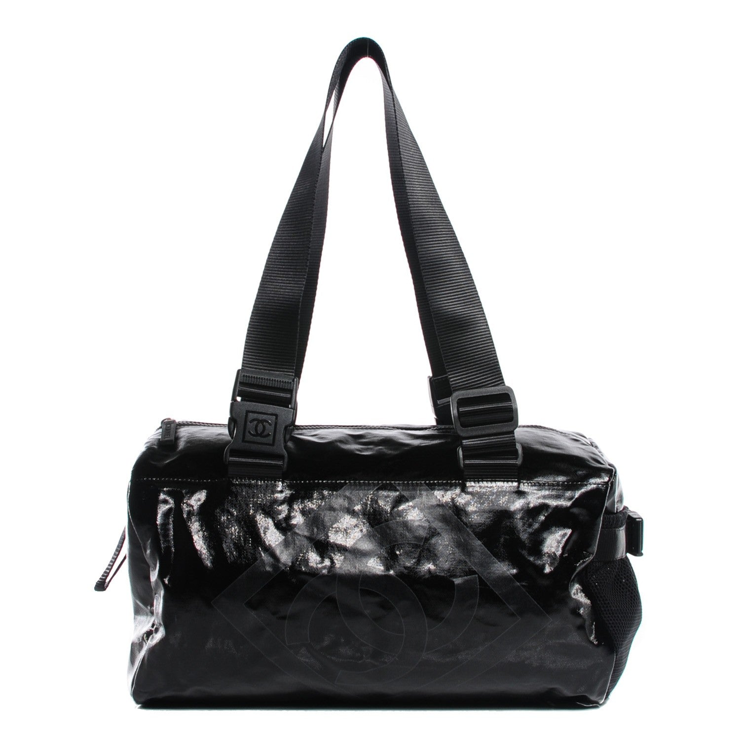 Chanel Coated Canvas Sport Duffel Black 1 of 7