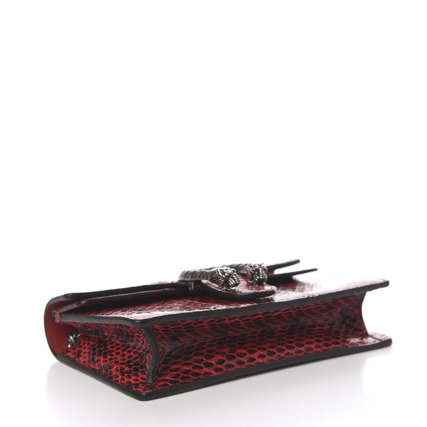 Snakeskin Super Mini Dionysus Shoulder Bag Red