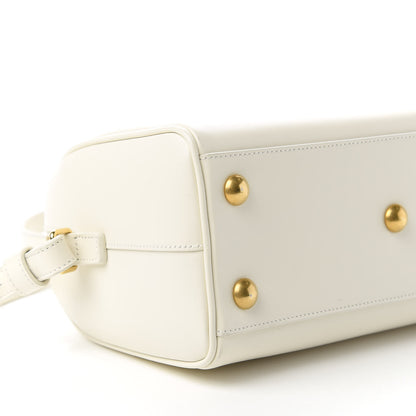 Saint Laurent Calfskin Classic Baby Duffle Dove White 6 of 11