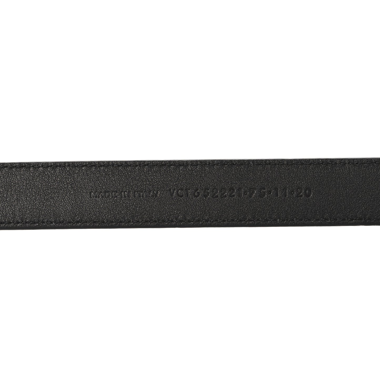 Smooth Calfskin 20mm Cintura Belt 75 30 Belt  Black