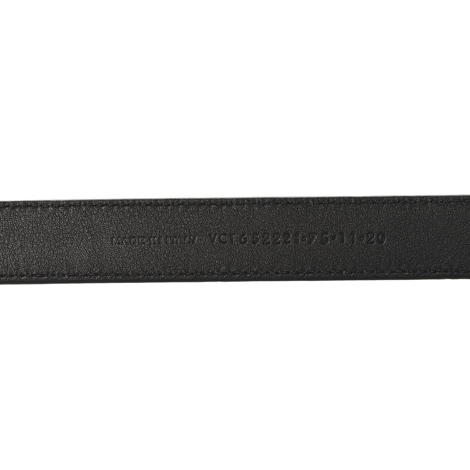 Saint Laurent Smooth Calfskin 20mm Cintura Belt 75 30 Belt  Black 6 of 6