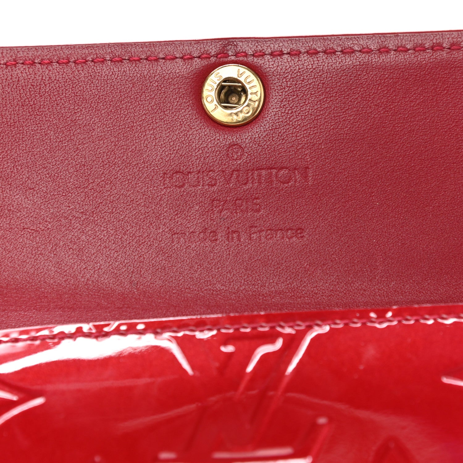 Louis Vuitton Vernis Elise Wallet Pomme D'Amour 14 of 14