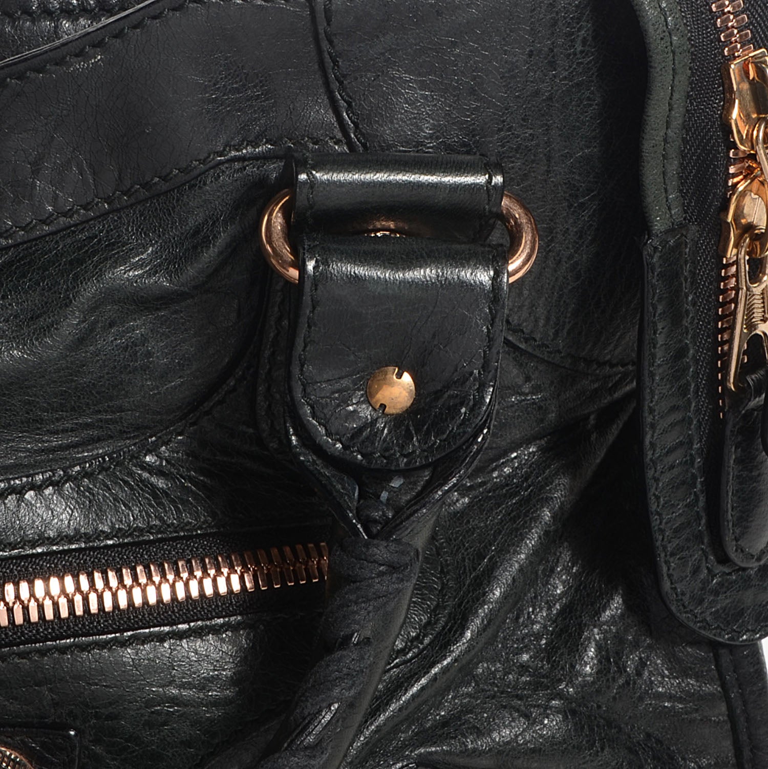 Balenciaga Agneau Giant 21 Rose Gold Hardware City Black 11 of 11
