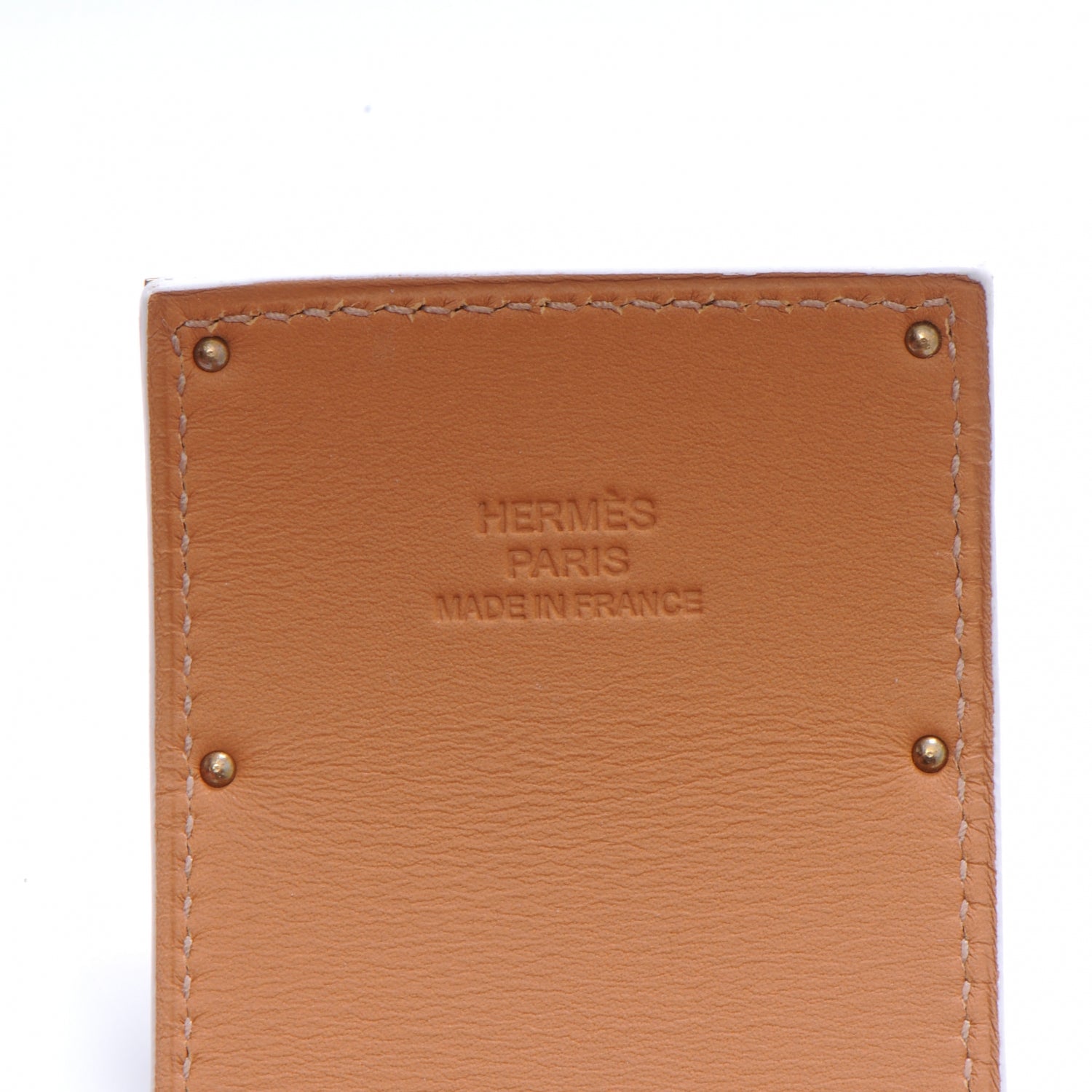 Hermes Epsom Extreme Bracelet Small White 5 of 5