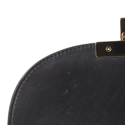 Gucci GG Supreme Monogram Web Medium Padlock Messenger Shoulder Bag Black 5 of 11