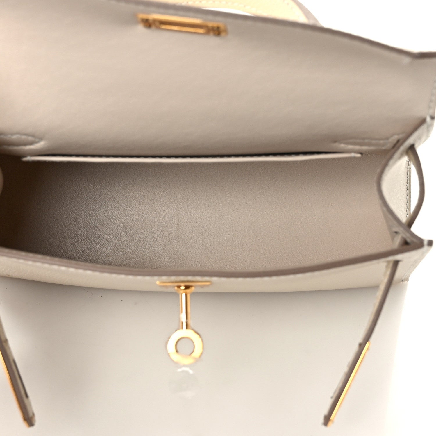 Hermes Epsom Mini Kelly Sellier 20 Craie 5 of 9
