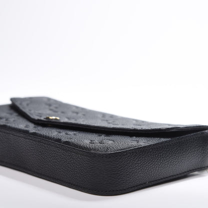 Louis Vuitton Empreinte Pochette Felicie Chain Wallet Black 7 of 11