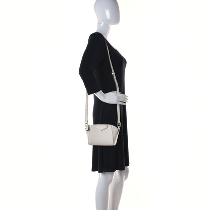 Givenchy Sugar Goatskin Nano Antigona Ivory 2 of 10