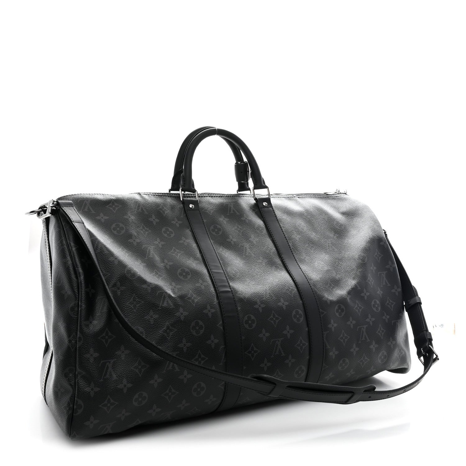 Louis Vuitton Monogram Eclipse Keepall Bandouliere 55 2 of 9