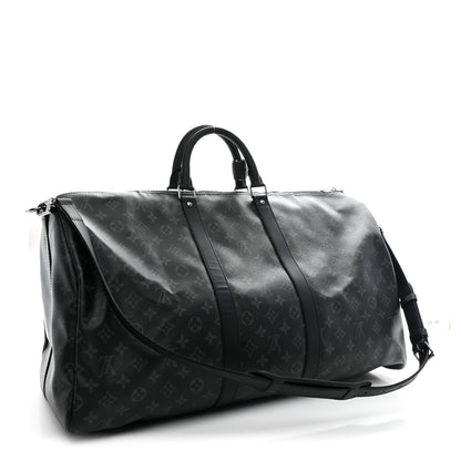 Louis Vuitton Monogram Eclipse Keepall Bandouliere 55 2 of 9