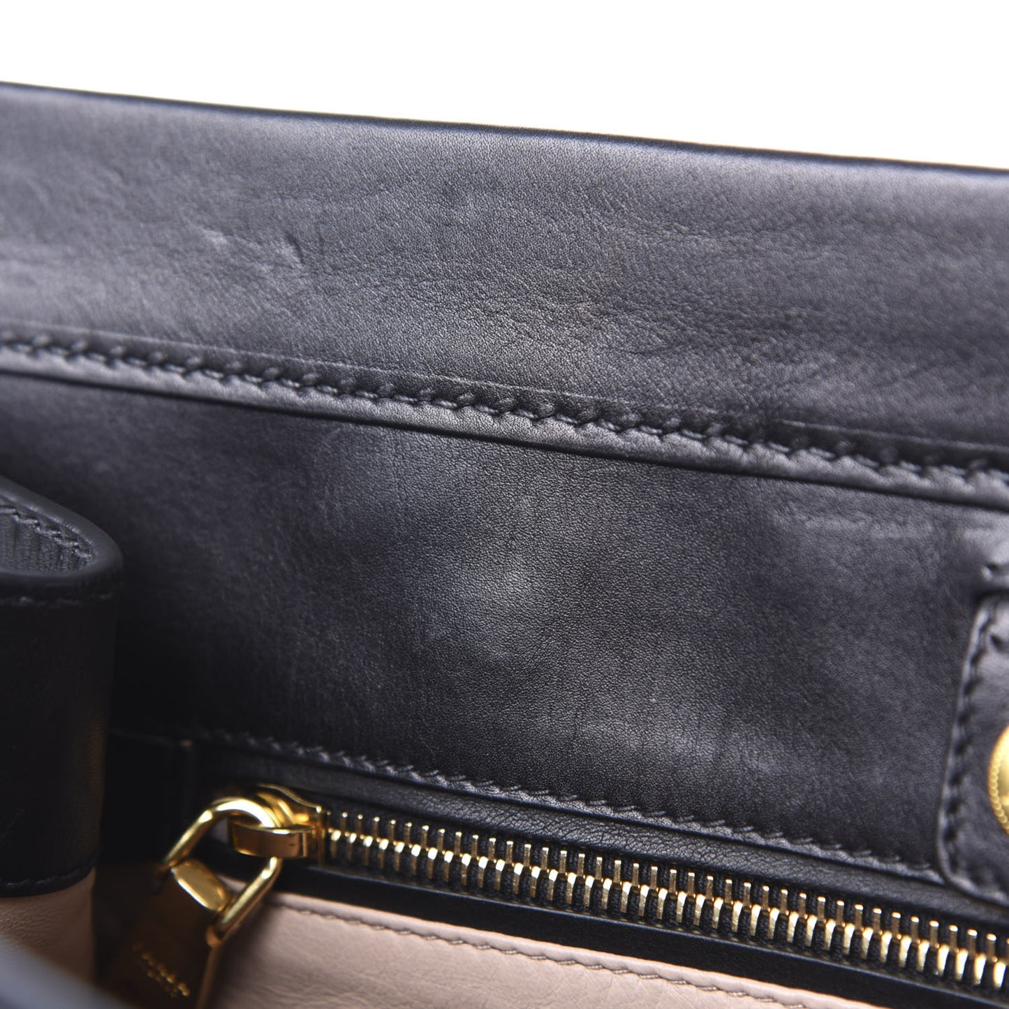 City Calf Tote Black