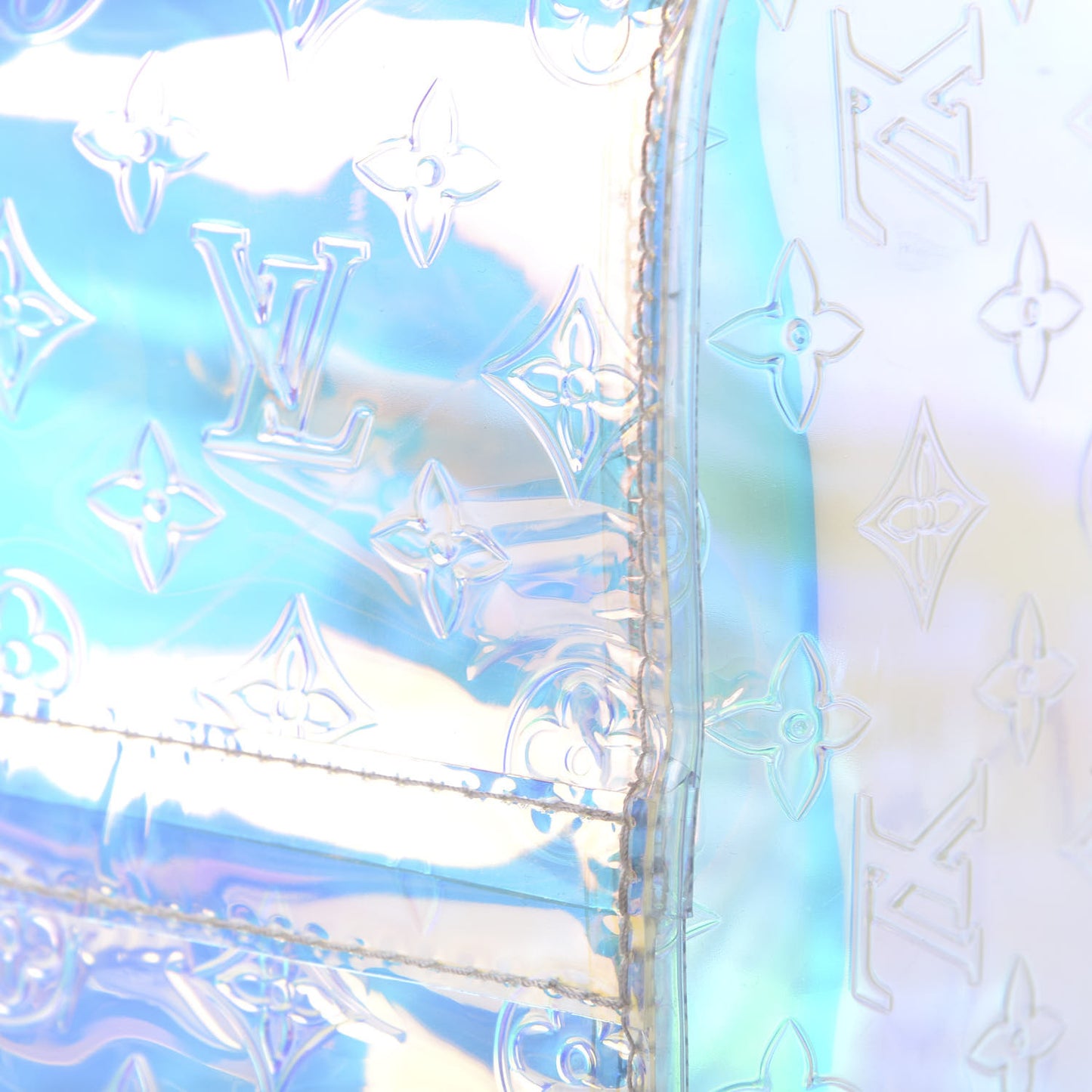 PVC Monogram Keepall Bandouliere 50 Iridescent Prism