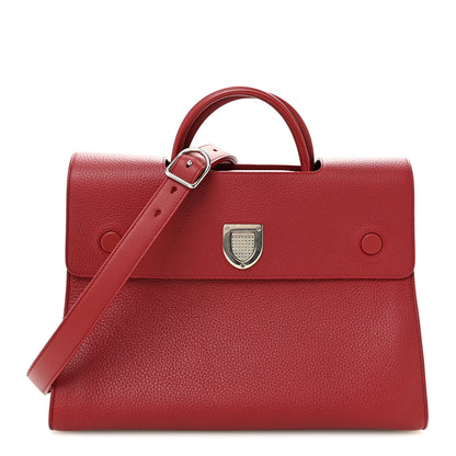 Christian Dior Bullcalf Large Diorever Flap Red 1 of 11