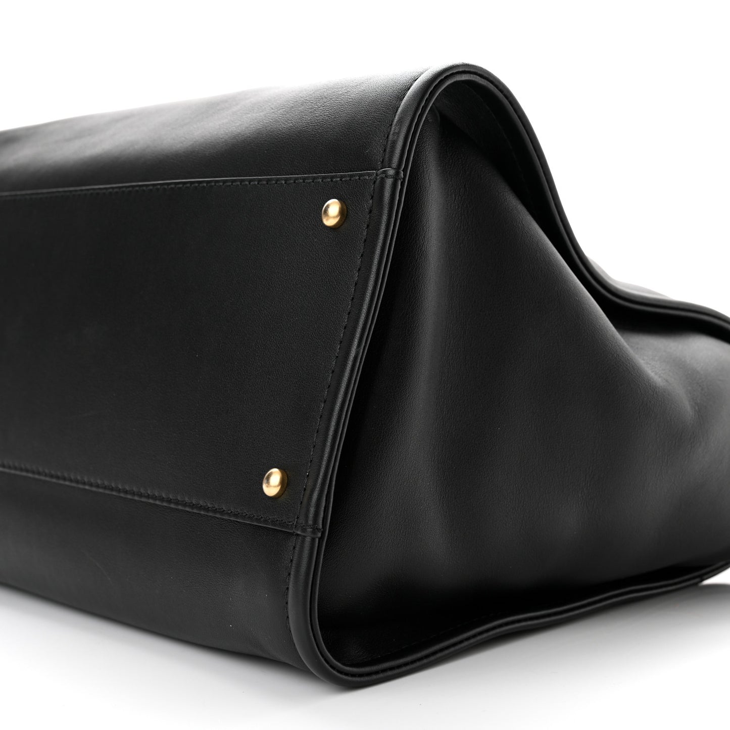 Calfskin Medium Deauville Tote Black Multicolor
