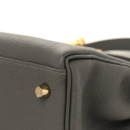 Hermes Togo Kelly Retourne 28 Gris Meyer 10 of 13