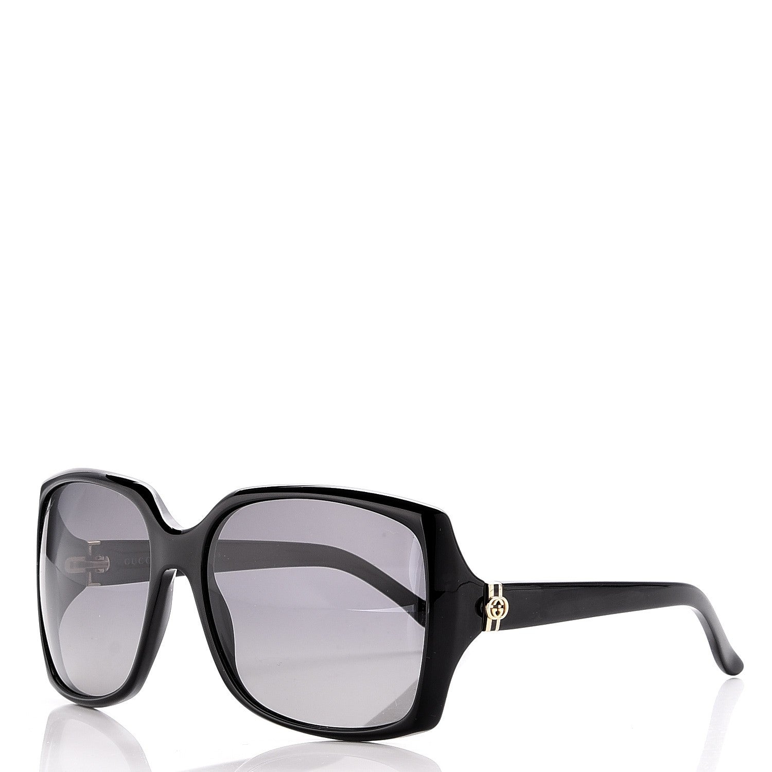 Gucci Acetate Square Frame GG 3589/S Sunglasses Black 7 of 8