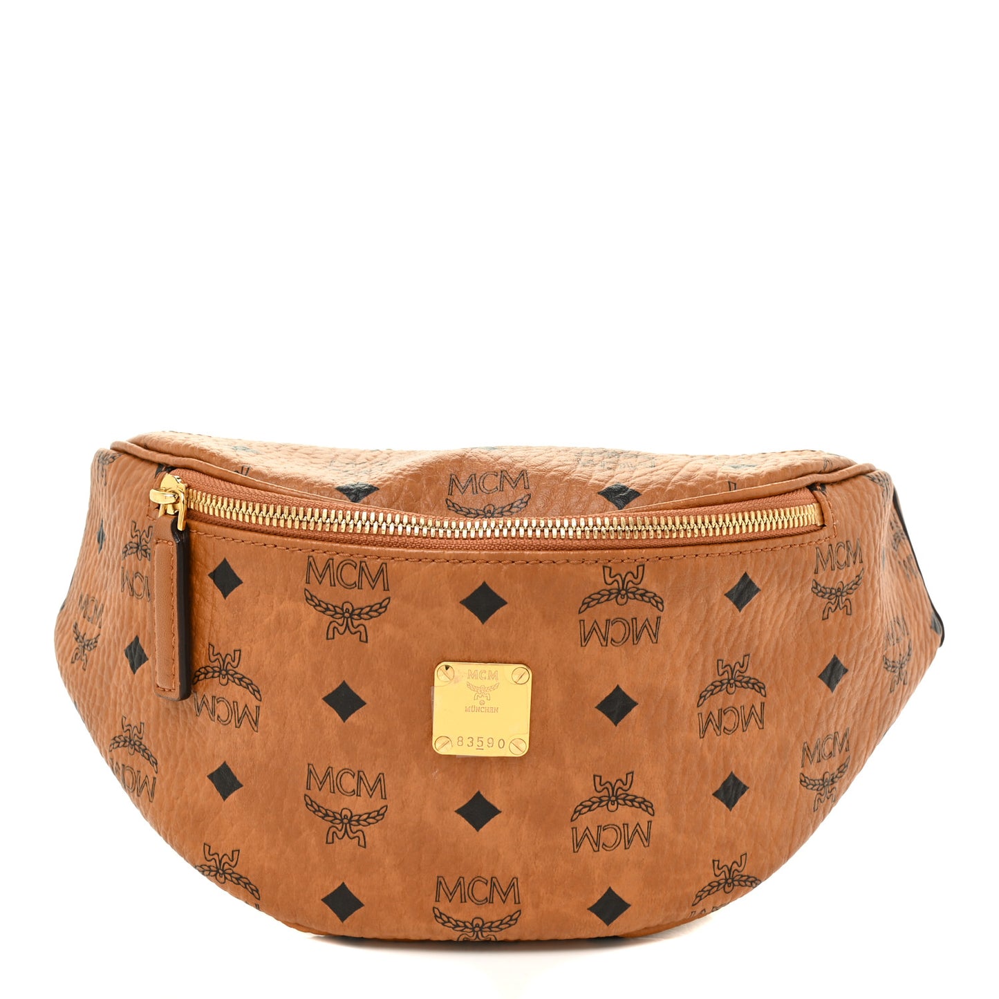 Visetos Medium Fusten Belt Bag Cognac