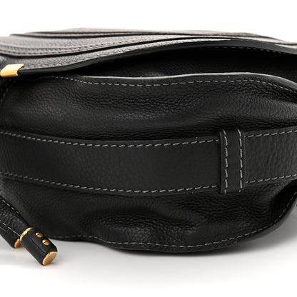 Chloe Calfskin Medium Marcie Round Crossbody Bag Black 10 of 10