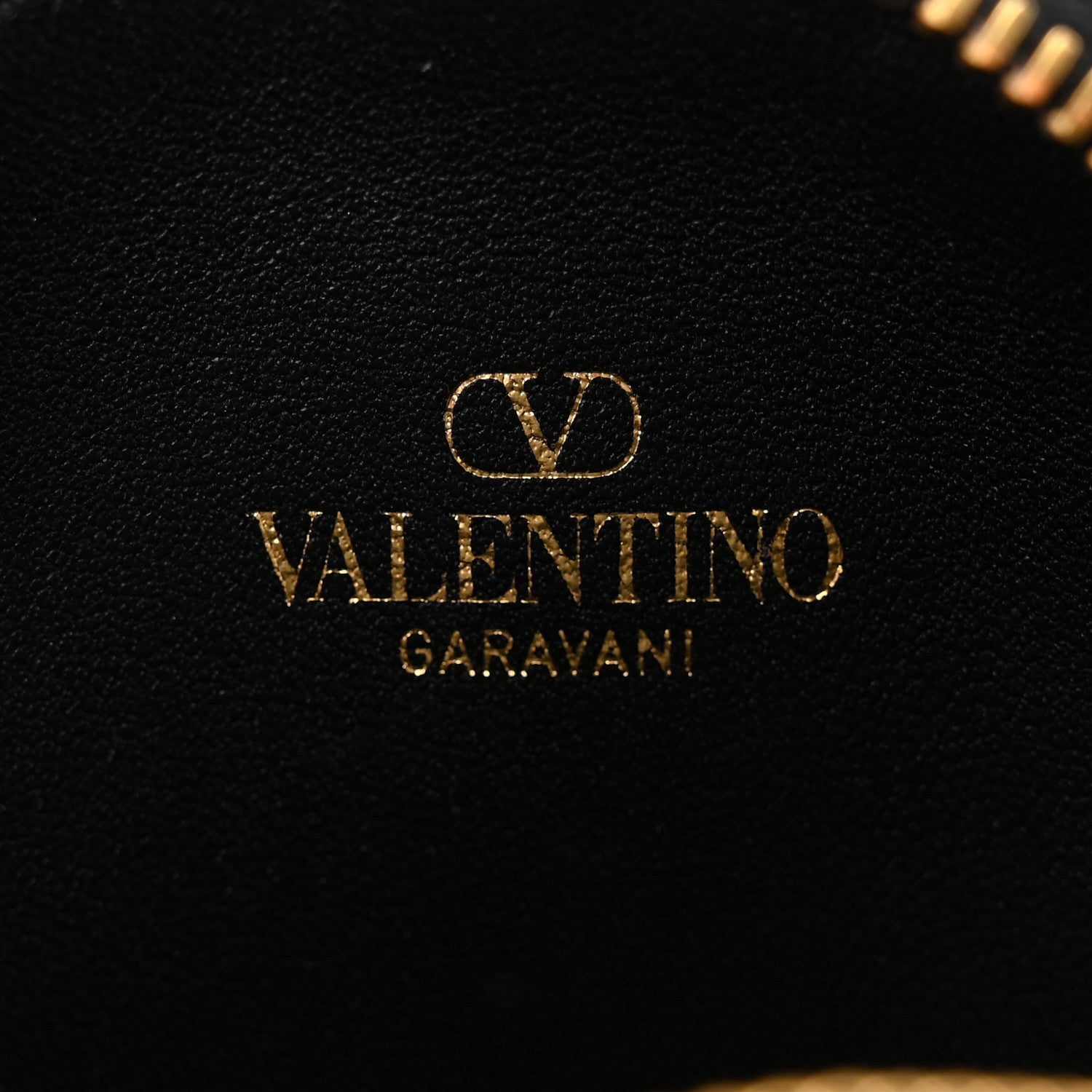 Valentino Garavani Calfskin Roman Stud Round Crossbody Bag Black 6 of 9