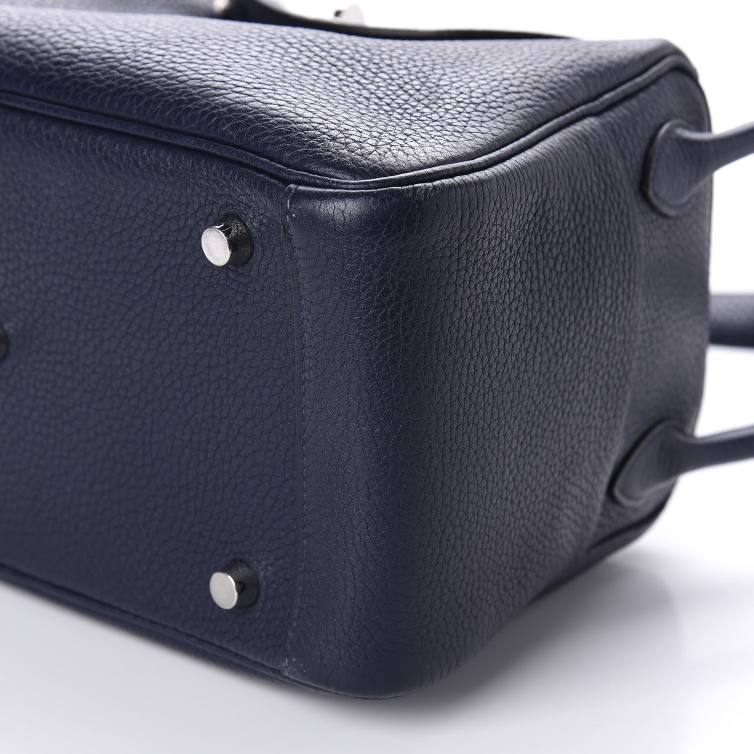 Hermes Taurillon Clemence Lindy 26 Bleu Nuit 7 of 11