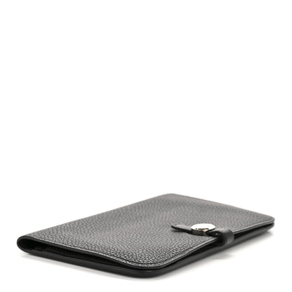 Hermes Togo Dogon Duo Wallet Black 5 of 11
