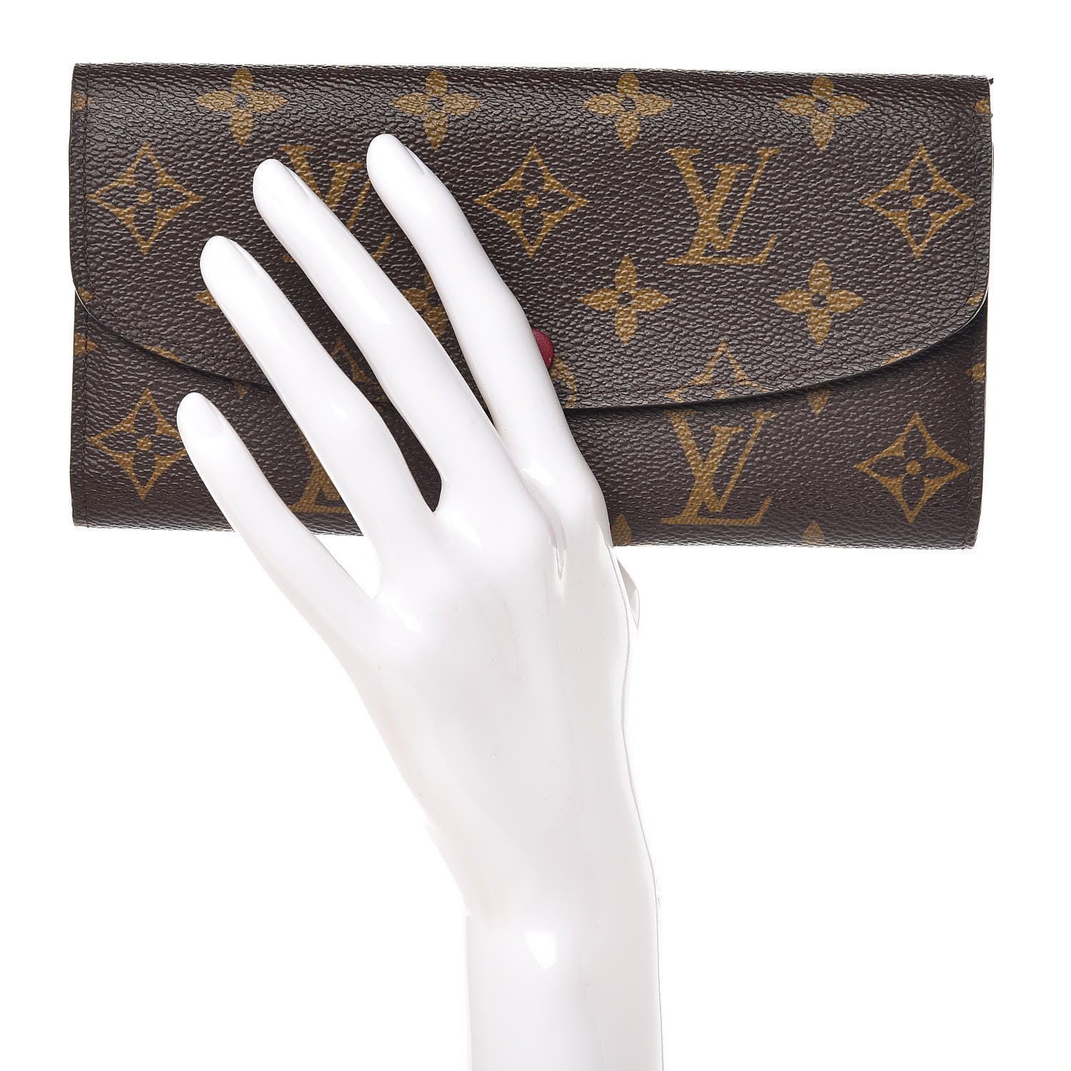 Louis Vuitton Monogram Emilie Wallet Fuchsia 2 of 6
