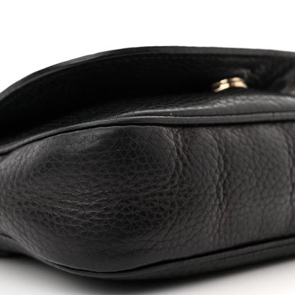 Gucci Pebbled Calfskin Small Soho Flap Crossbody Black 9 of 15
