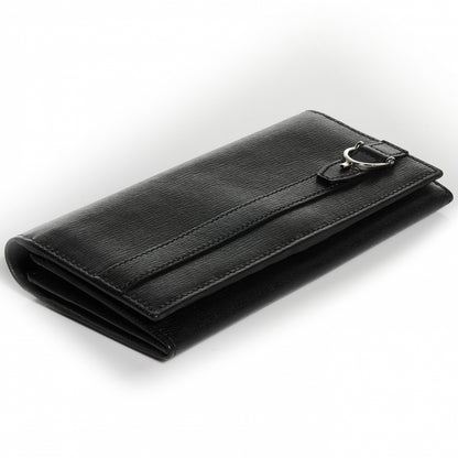 Gucci Shangai Calfskin Stirrup Long Wallet Black 4 of 7
