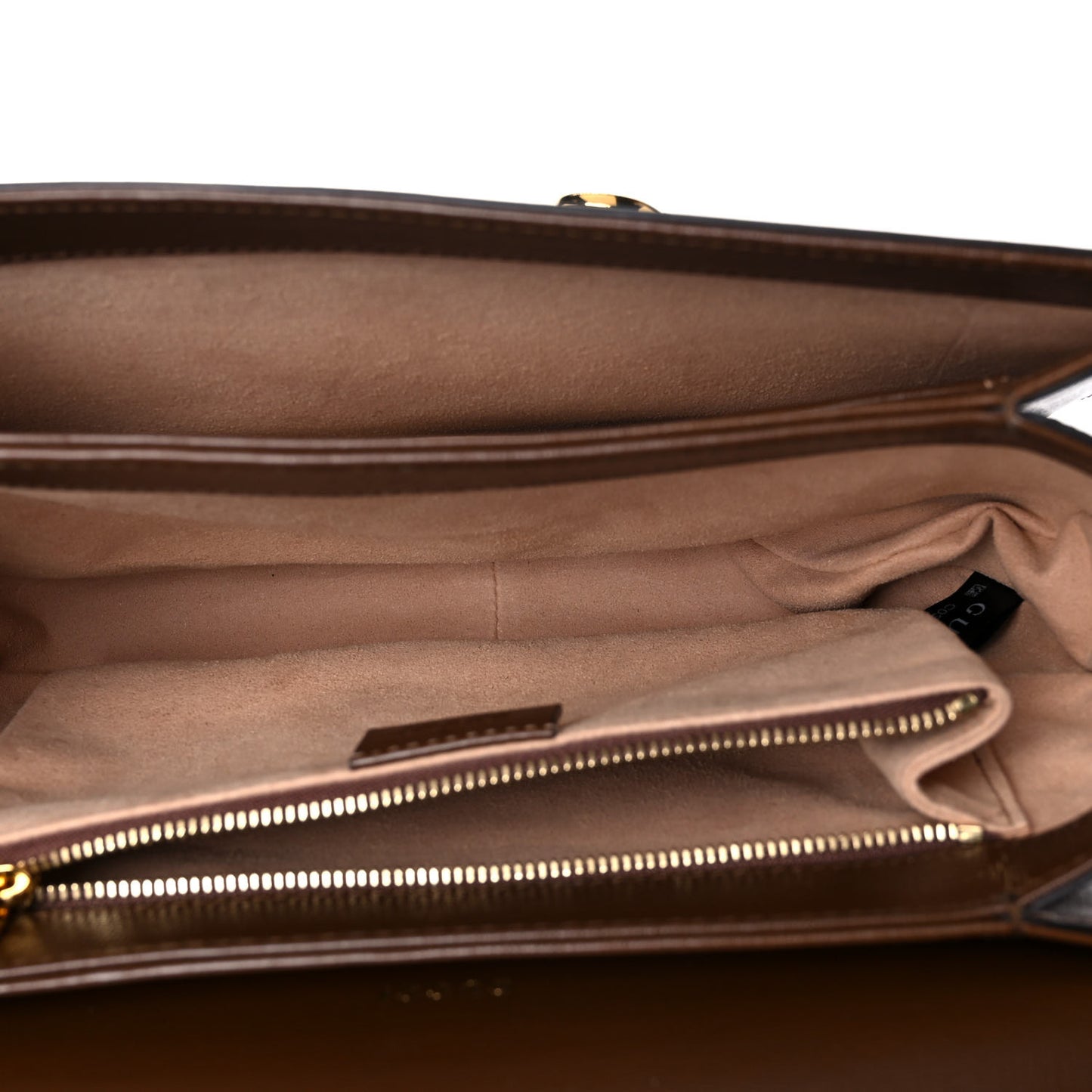 Azalea Calfskin Horsebit 1955 Shoulder Bag Brown Sugar