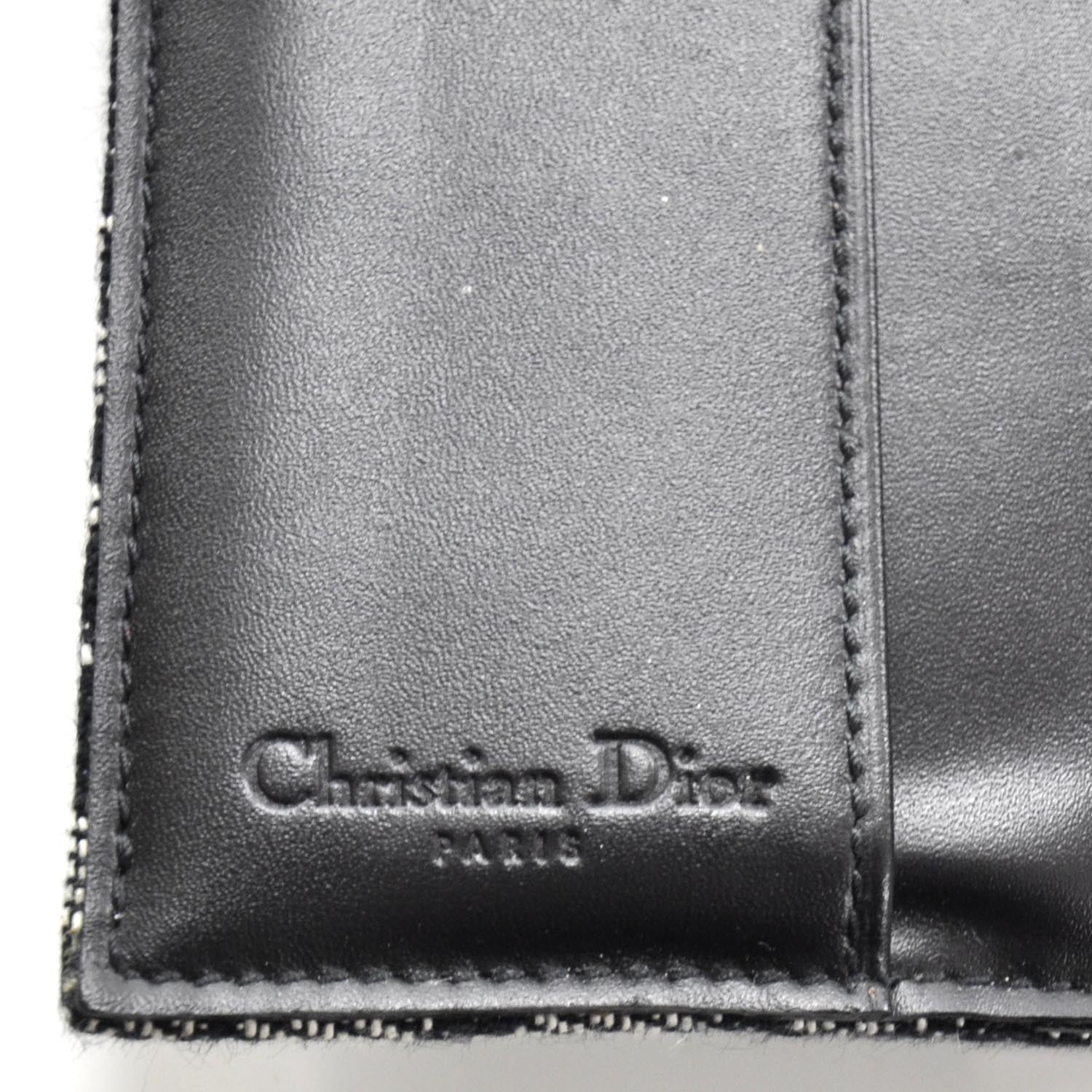 Christian Dior Canvas Diorissimo Compact Saddle Wallet 6 of 7