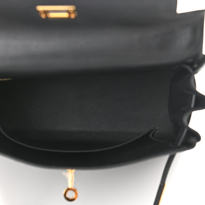Hermes Swift Kelly Retourne 25 Black 5 of 10