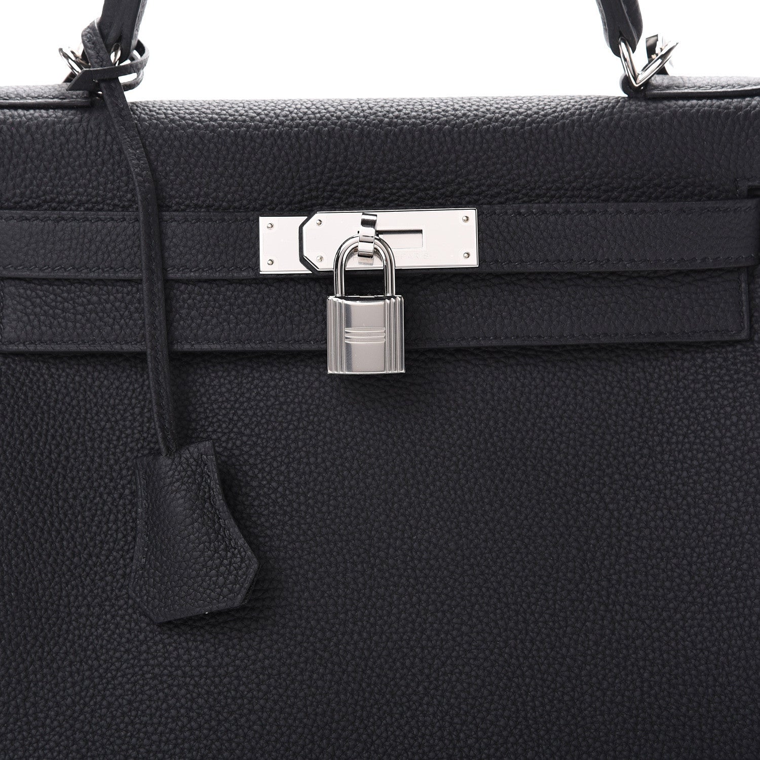 Hermes Togo Kelly Retourne 28 Black 9 of 10