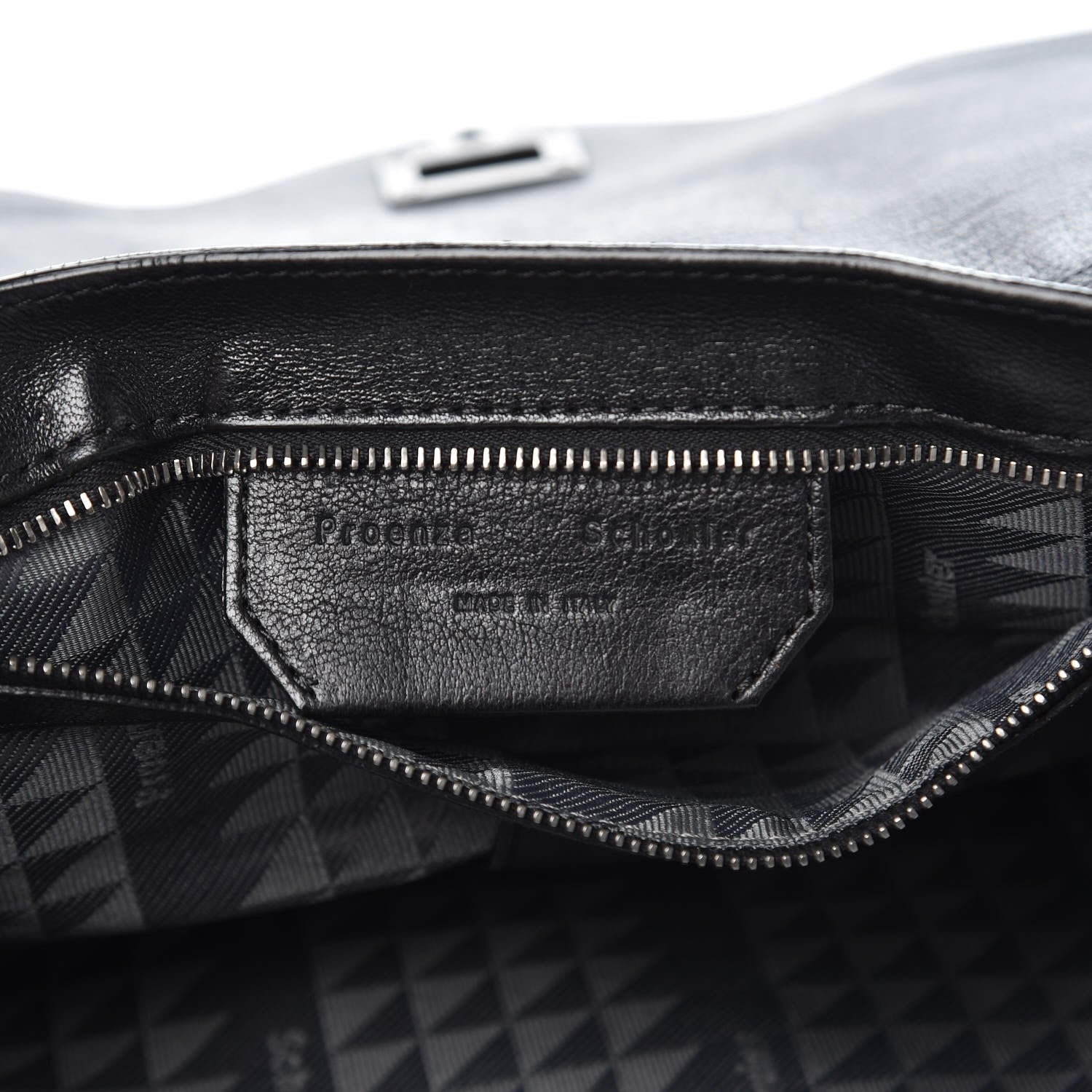 Proenza Schouler Lambskin Medium PS1 Satchel Black 6 of 10