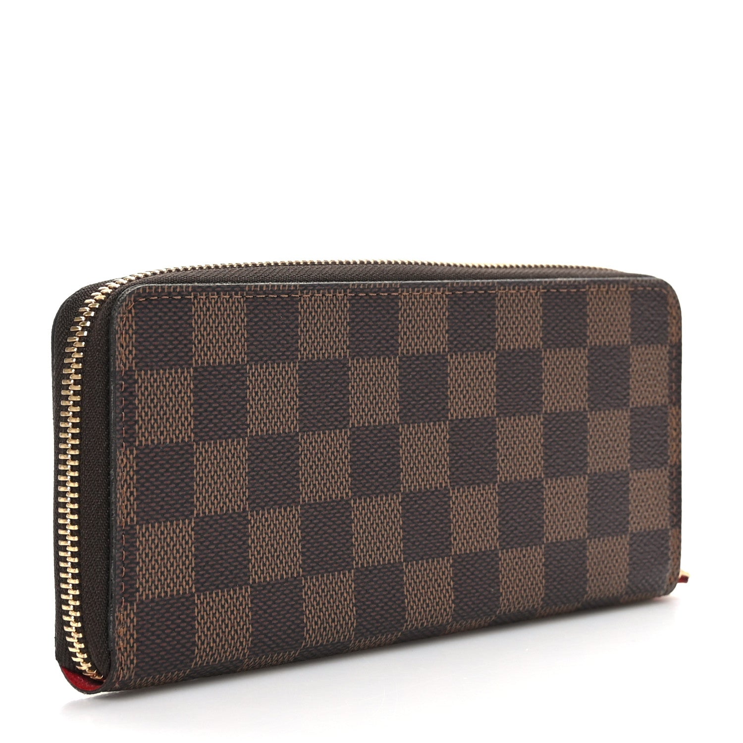 Louis Vuitton Damier Ebene Clemence Wallet Cherry 3 of 6