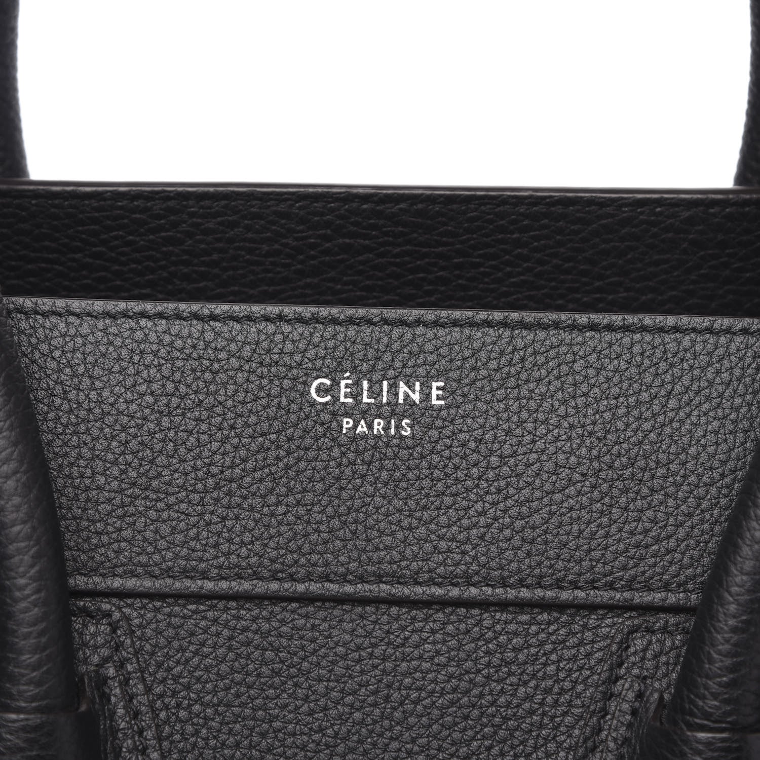 Celine Smooth Calfskin Mini Luggage Black 10 of 10