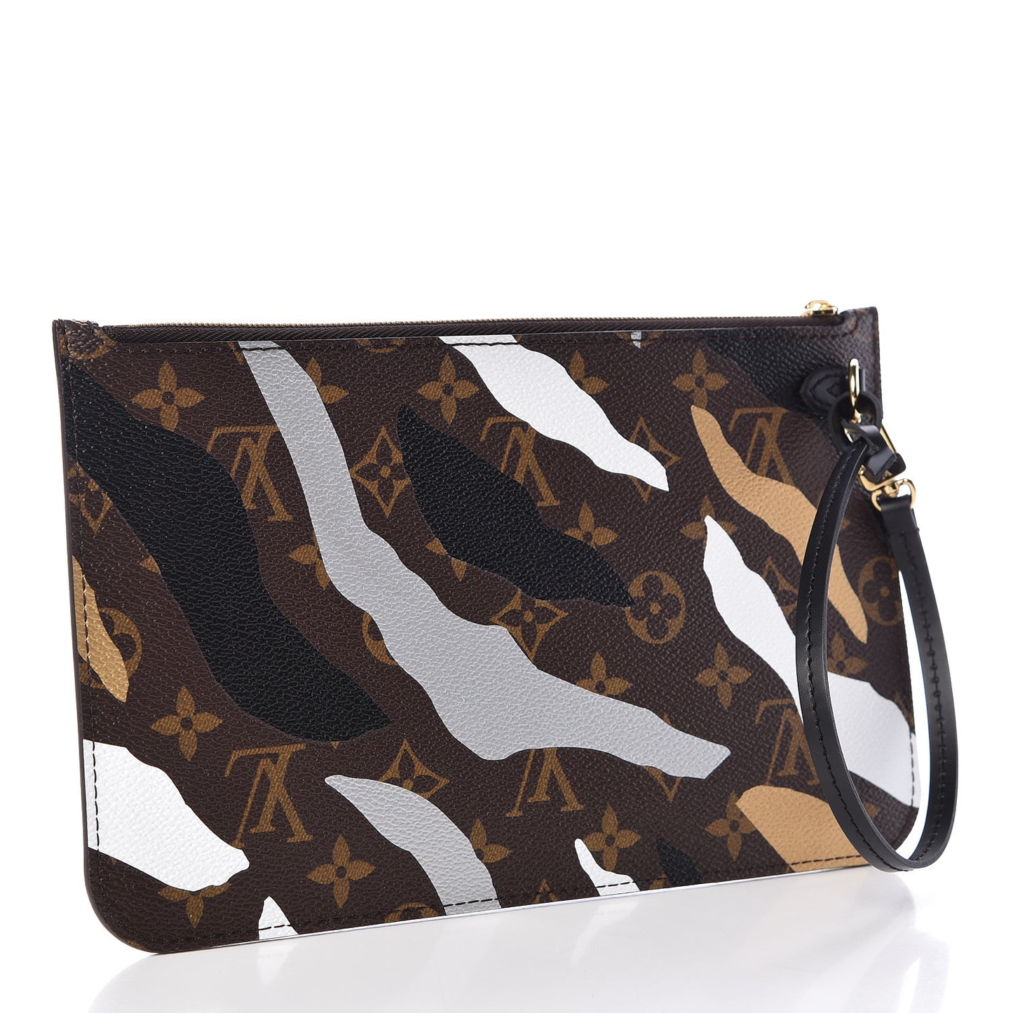 X LOL Monogram Neverfull MM GM Pochette Gold Silver