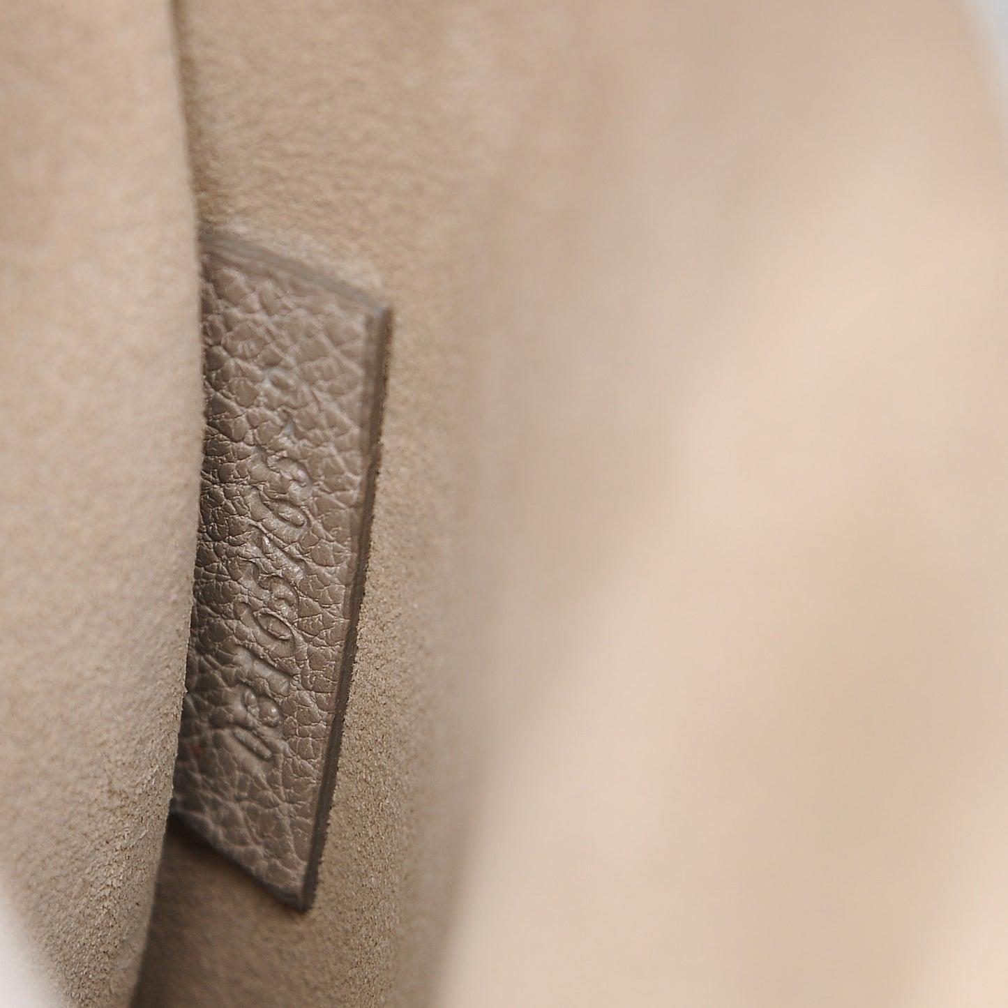 Grained Lambskin Drew Shoulder Bag Motty Grey