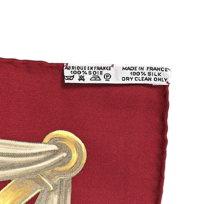 Hermes Silk Concours D Etriers Scarf 90 4 of 4