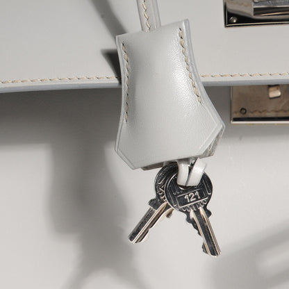 Hermes Box Kelly Sellier 35 Gris Pale 17 of 26