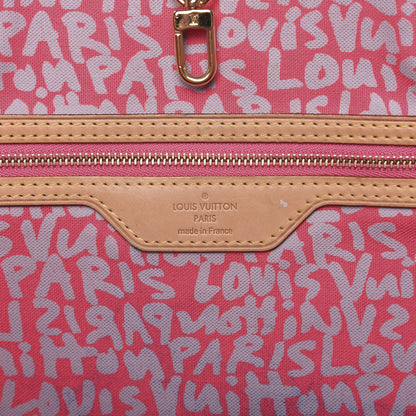 Louis Vuitton Monogram Graffiti Neverfull GM Fuchsia 6 of 13