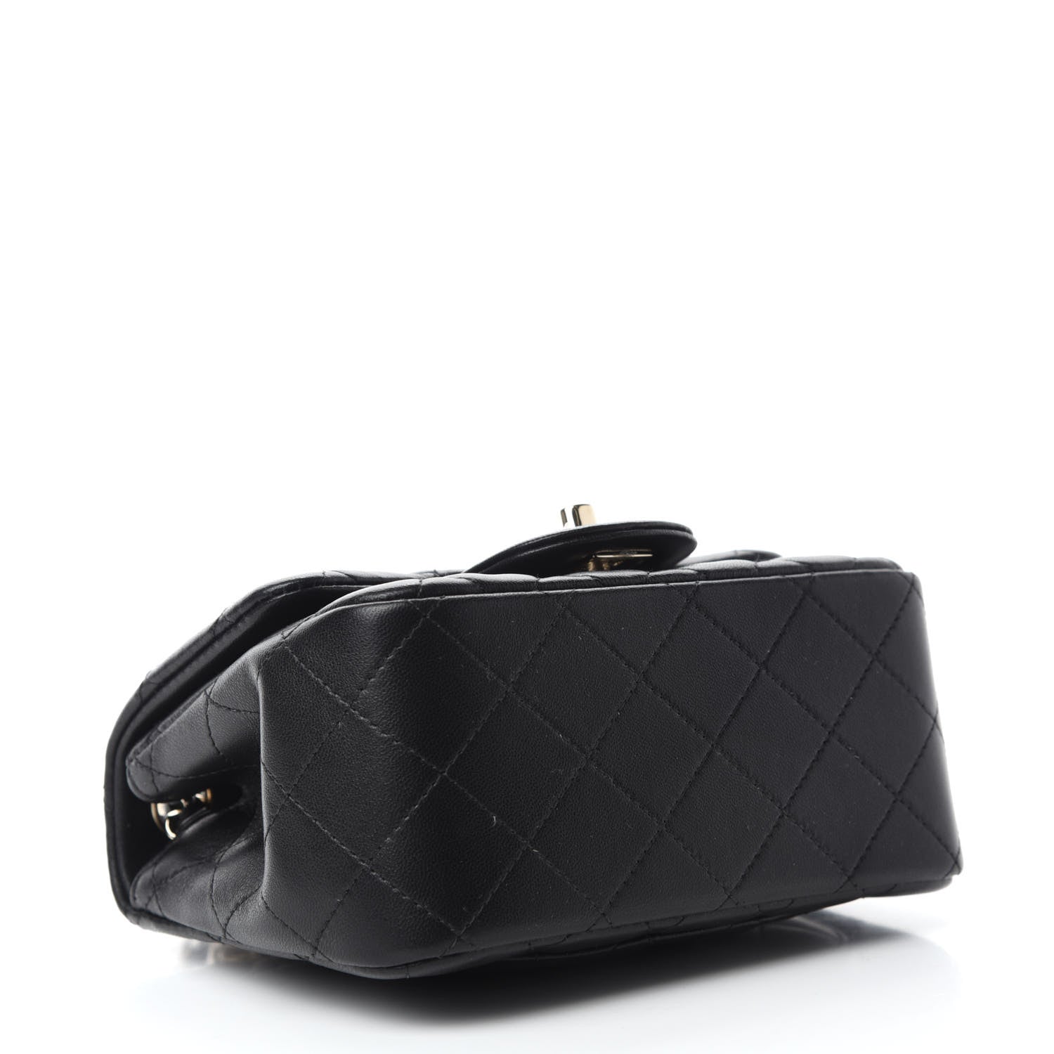 Chanel Lambskin Quilted Mini Square Flap Black 4 of 10