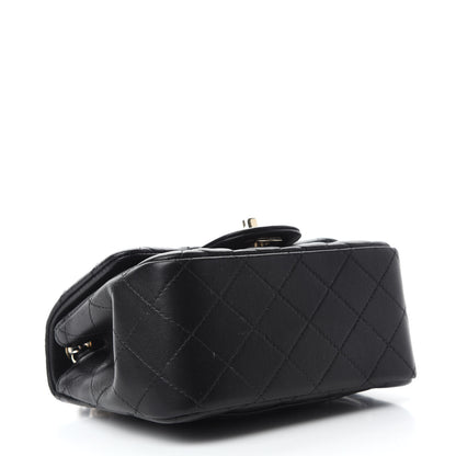 Chanel Lambskin Quilted Mini Square Flap Black 4 of 10