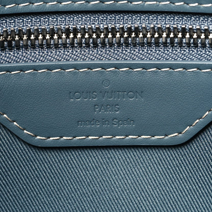 Louis Vuitton Monogram Washed Denim Weekend Tote NM Blue 6 of 9