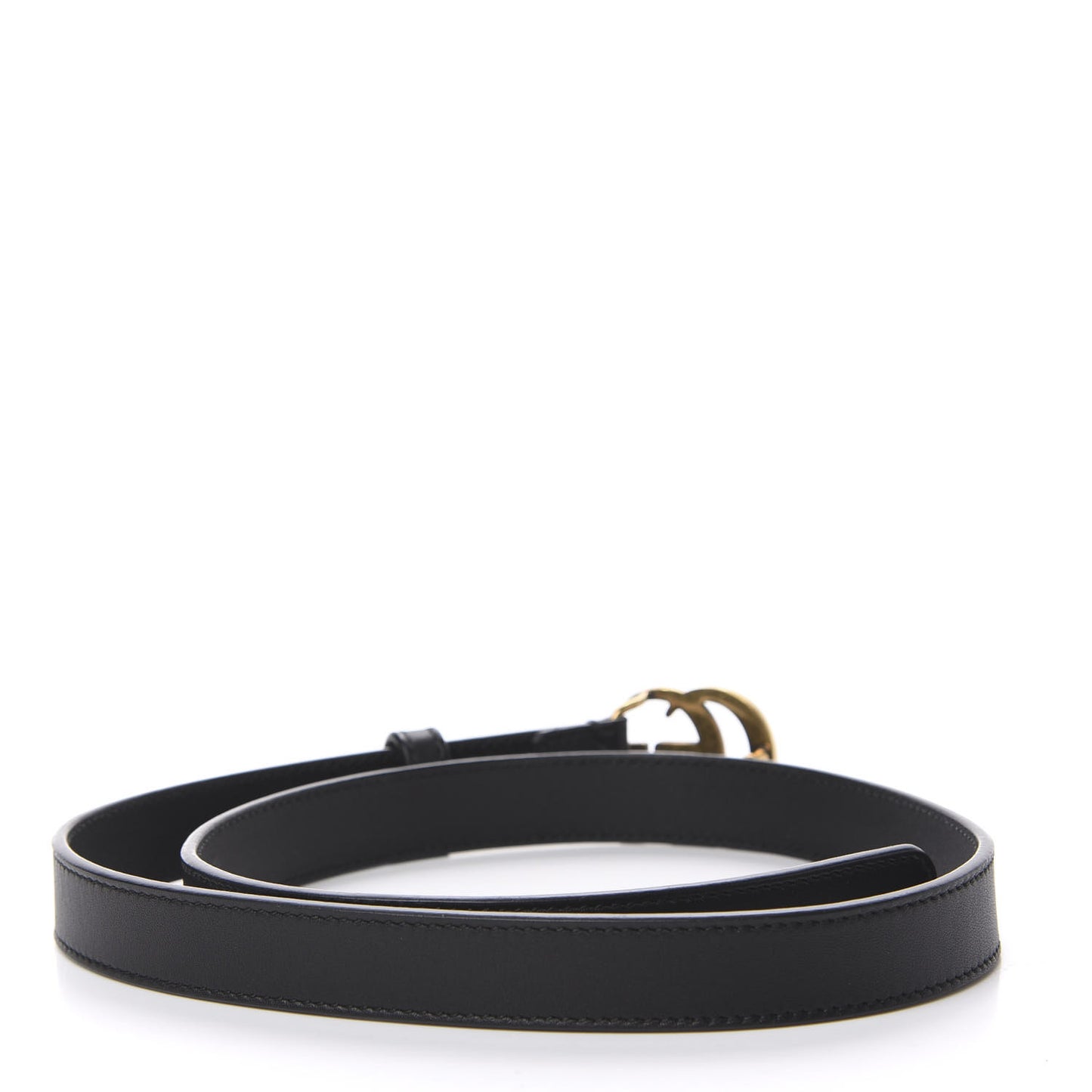 Calfskin Double G 20mm Belt 70 28 Black