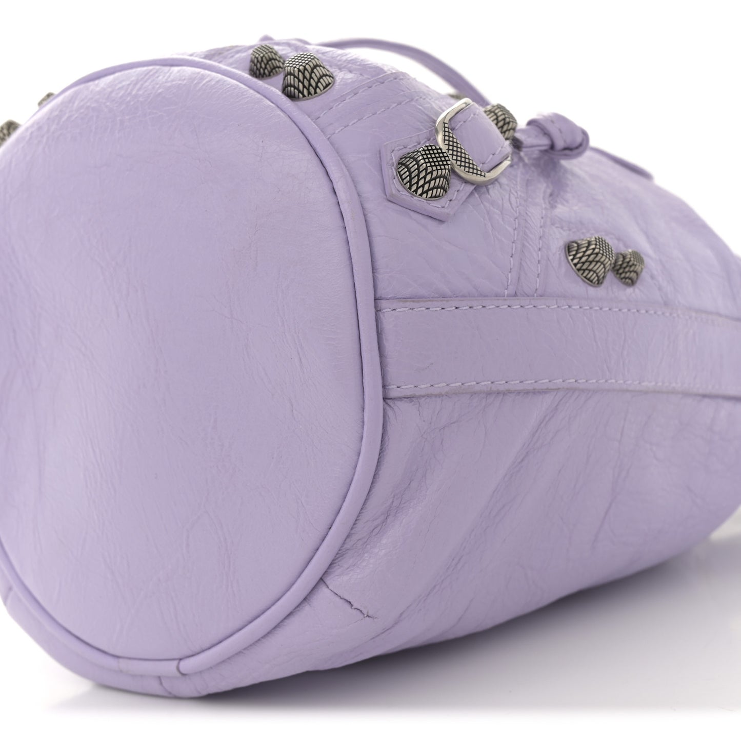 Agneau Arena Le Cagole Bucket Bag XS Lilac