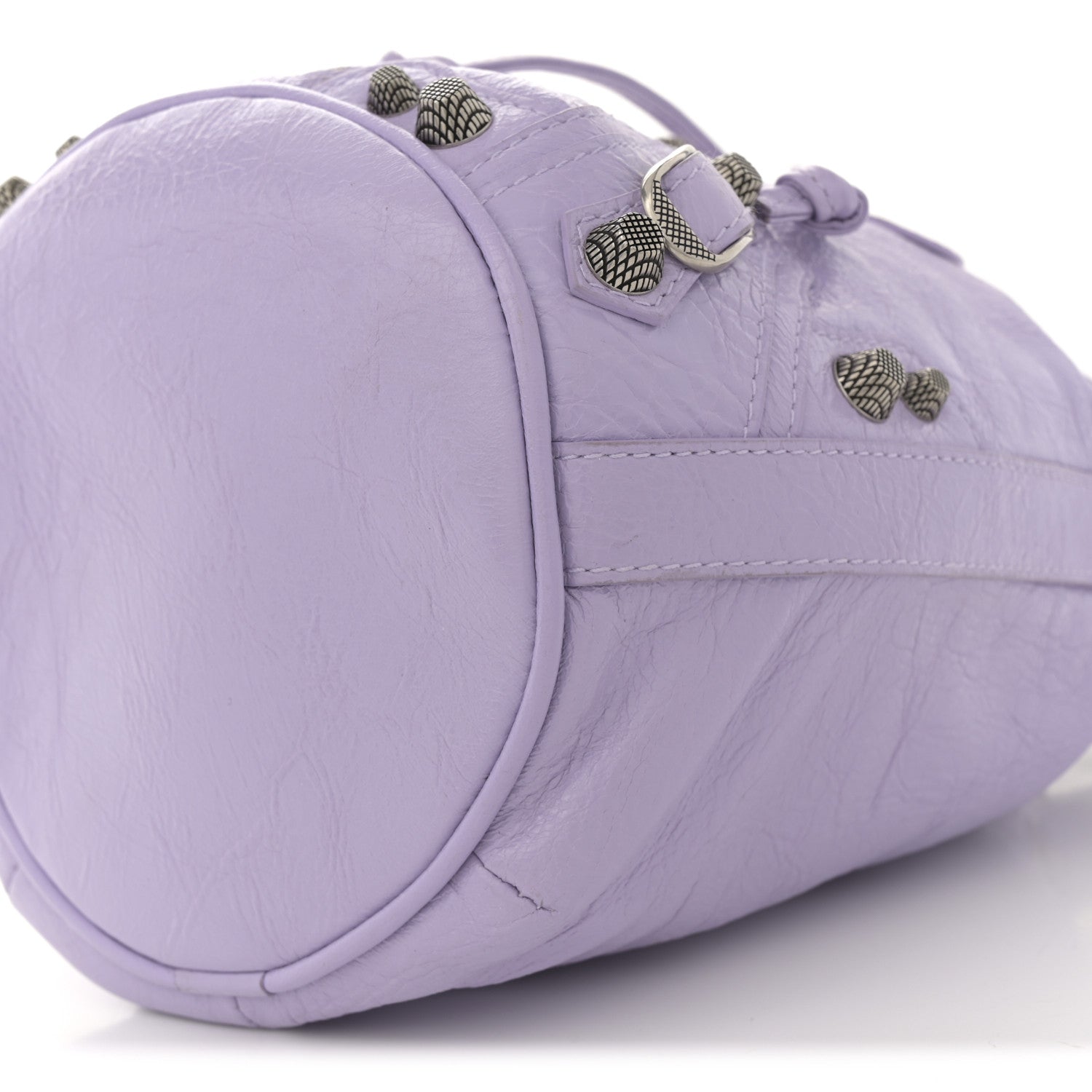 Balenciaga Agneau Arena Le Cagole Bucket Bag XS Lilac 11 of 11